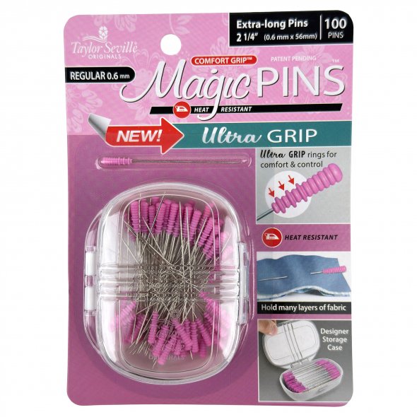 Taylor Seville Magic Pins Ultra Grip Extra Long REGULAR (100er Pack)