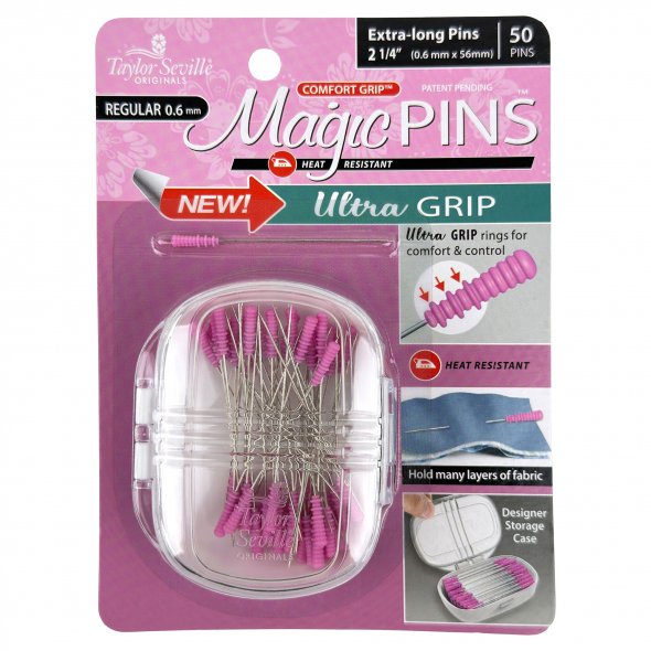Taylor Seville Magic Pins Ultra Grip Extra Long REGULAR (50er Pack)