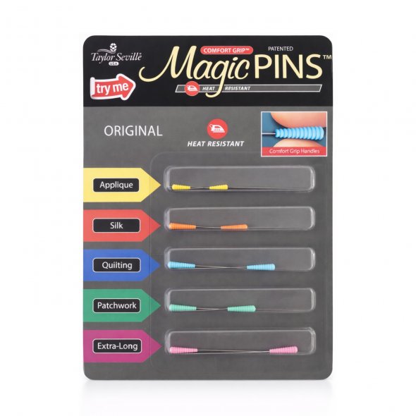 Taylor Seville Magic Pins Sample Card