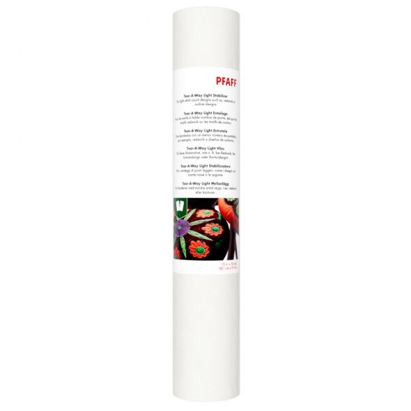 Pfaff Tear-A-Way Light Stabilizer (38,1 x 914 cm / abreißbares Stickvlies)