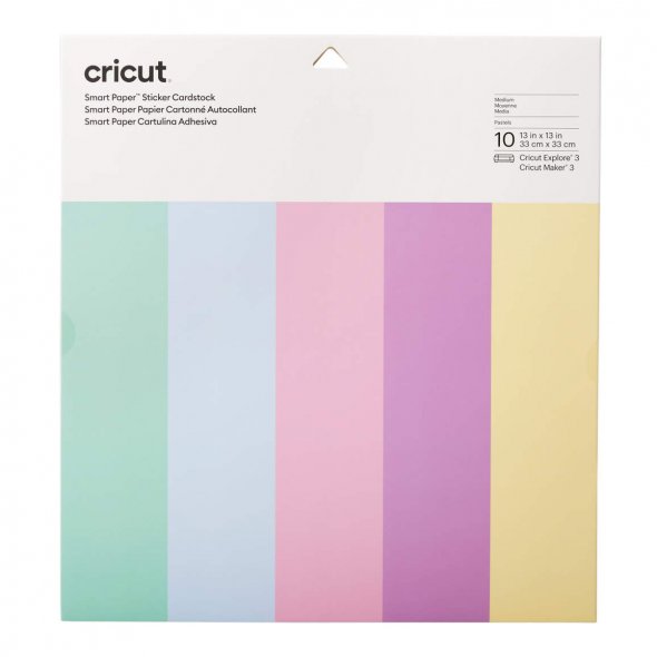 Cricut Smart Sticker Cardstock, pastell