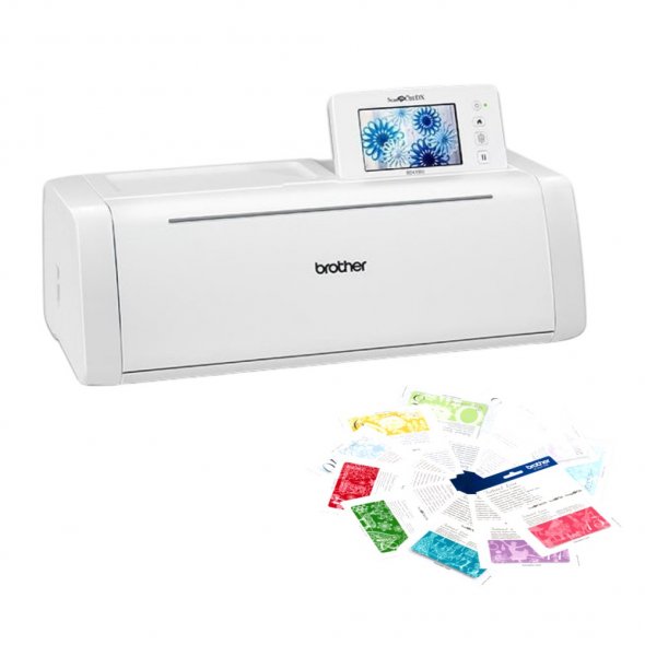 Brother ScanNCut SDX1550 Plotter + Auswahl an Tattered Lace Mustersammlung