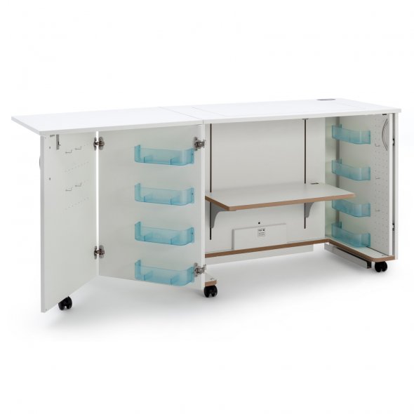 BASE sew folder-Up Nähmöbel mit Klapp-Platte 37.44-L mit elektronischem Lift