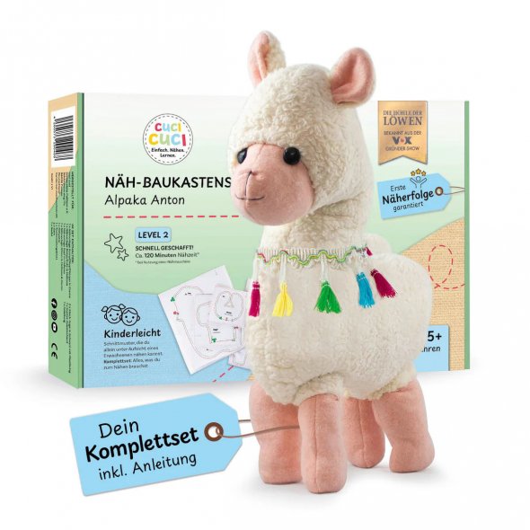 cuci cuci Nähbaukastenset "Alpaka Anton"