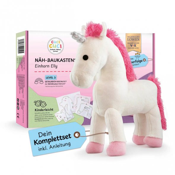 cuci cuci Nähbaukastenset "Einhorn Elly"