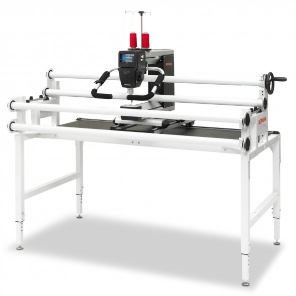 Bernina Q 20 Langarm Quiltmaschine mit 5-Fuß Studio Quiltrahmen