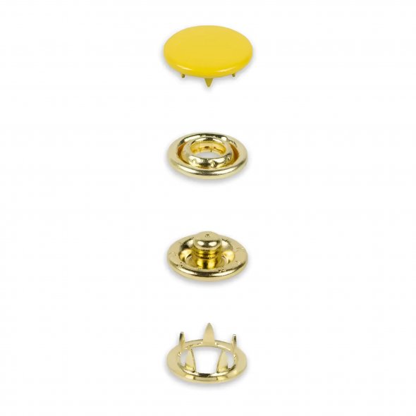 Prym Druckknöpfe Jersey (12 mm/ gelb/ 20 St.)