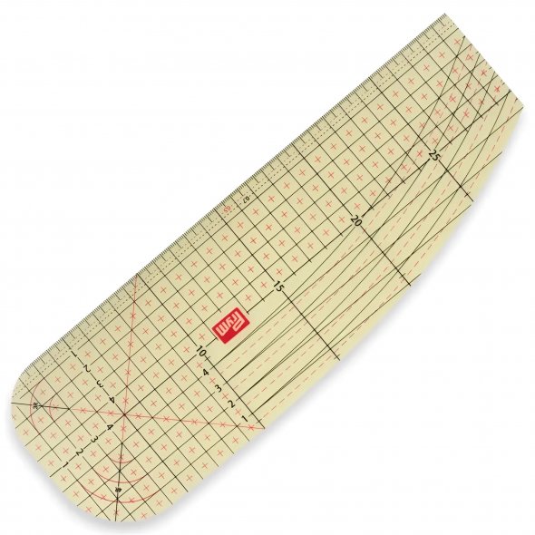 Prym Bügellineal 10 x 30 cm (transparent)