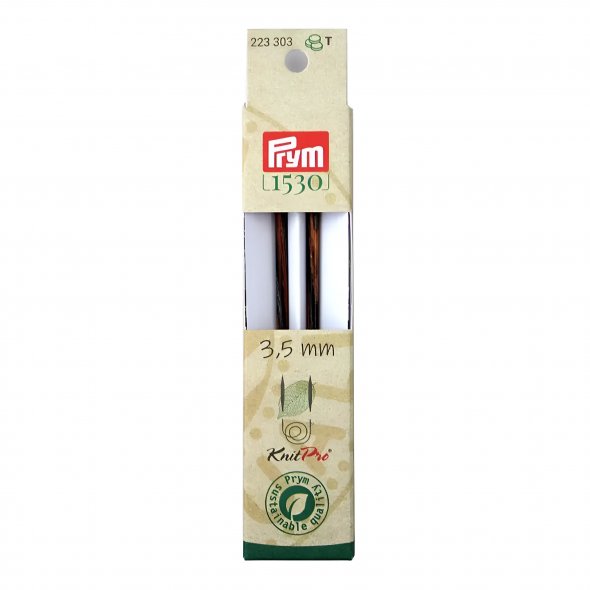 Prym Rundstricknadelspitzen lang Natural (Stärke 3,5 / 11,6 cm)