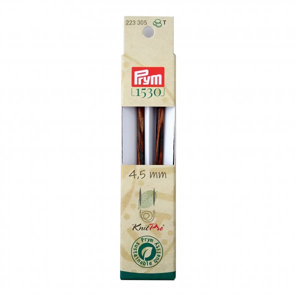 Prym Rundstricknadelspitzen lang Natural (Stärke 4,5 / 11,6 cm)