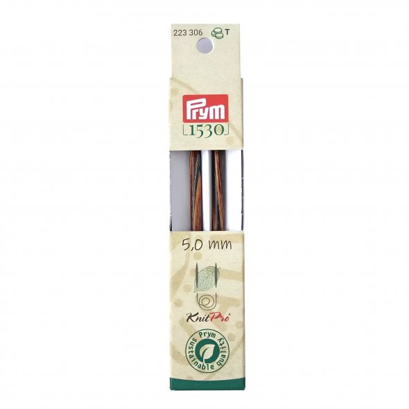 Prym Rundstricknadelspitzen lang Natural (Stärke 5,0 / 11,6 cm)