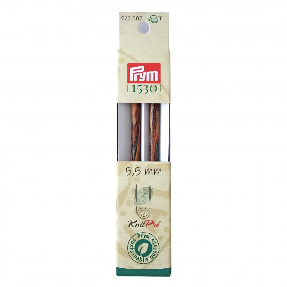 Prym Rundstricknadelspitzen lang Natural (Stärke 5,5 / 11,6 cm)