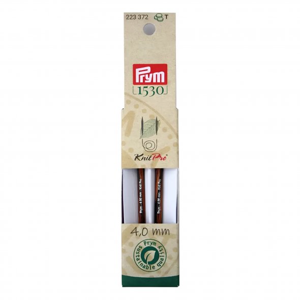 Prym Rundstricknadelspitzen kurz Natural (Stärke 4,0 / 8,7 cm)