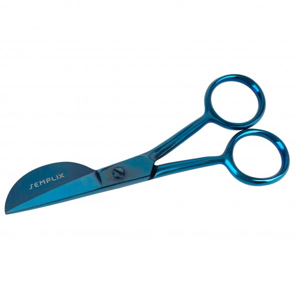 Semplix Applikationsschere 10 cm (blau)