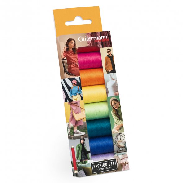 Gütermann Fashion Nähfaden-Set Allesnäher (100 m / 8 Farben)
