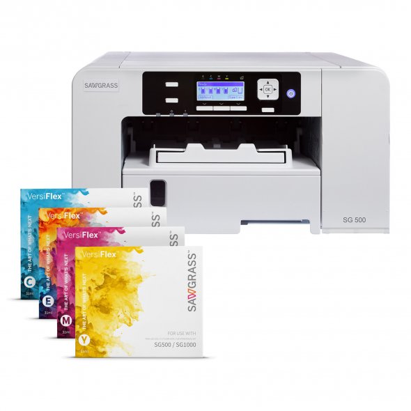 Sawgrass SG 500 mit VersiFlex Standard-Installations-Kit - Submilationsdrucker