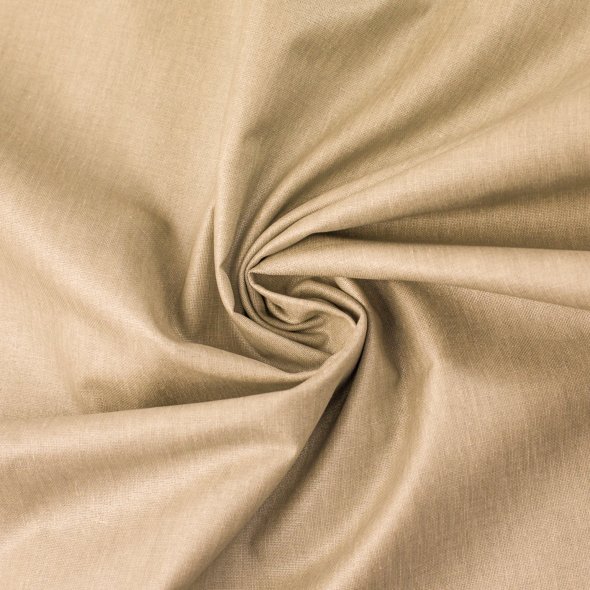 Beschichteter Baumwoll-Stoff, uni - Luisa von Swafing 000672-camel: 1,0m