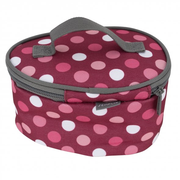 Semplix Soft-Reisebügeleisentasche Polka Dots berry