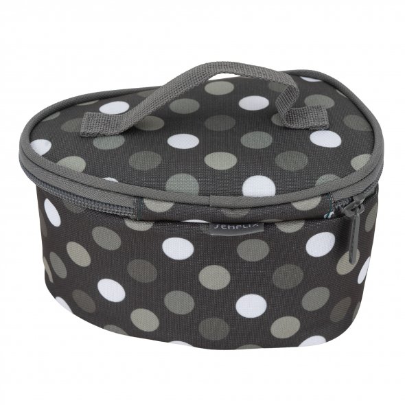 Semplix Soft-Reisebügeleisentasche Polka Dots anthrazit