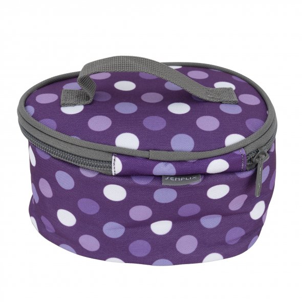 Semplix Soft-Reisebügeleisentasche Polka Dots purple