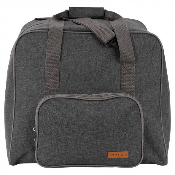 Semplix Overlocktasche anthrazit/grau (44 x 38 x 33 cm)