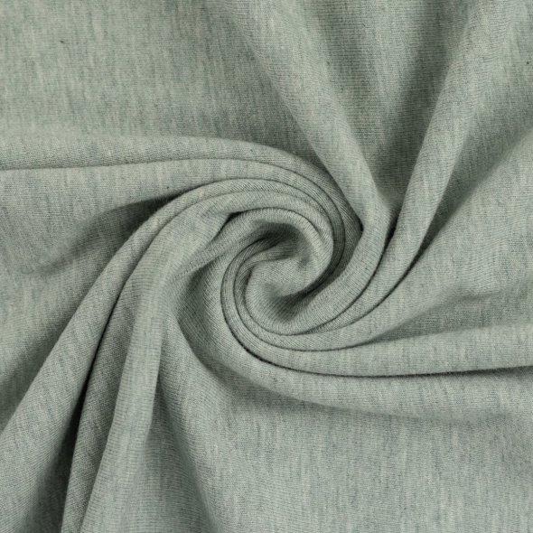 Baumwoll Jersey Stoff melange - Vanessa von Swafing 001263-mint: 1,0m