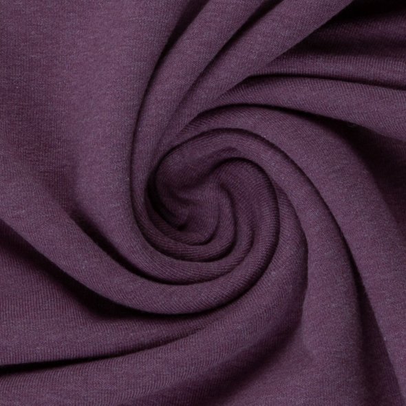 Baumwoll Jersey Stoff melange - Vanessa von Swafing 001646-lila: 1,0m