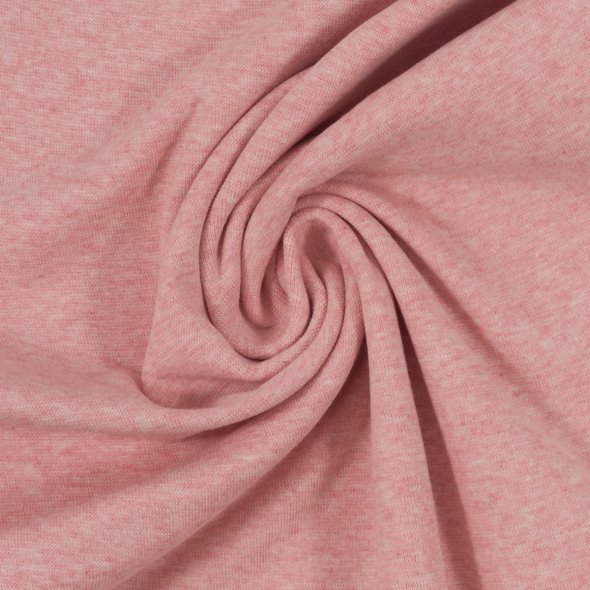 Baumwoll-Bündchen Stoff Heike meliert - Schlauchware von Swafing 001432-rosa: 1,0m