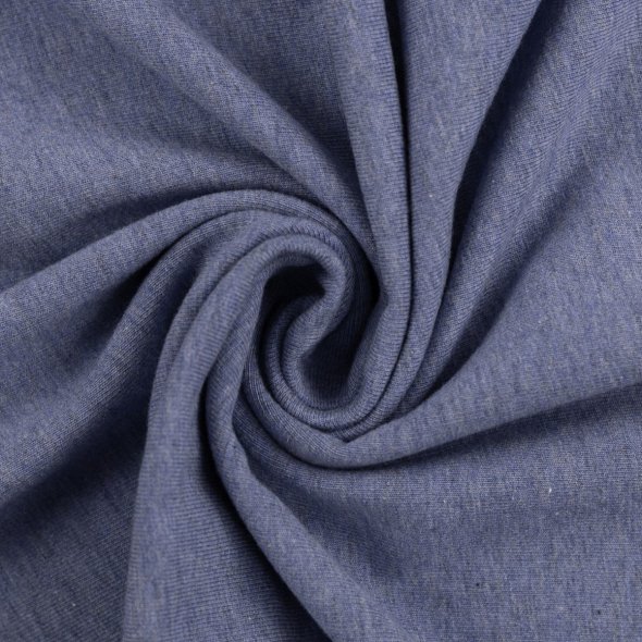 French Terry Stoff, meliert - Maike Melange von Swafing 001253-blau: 1,0m