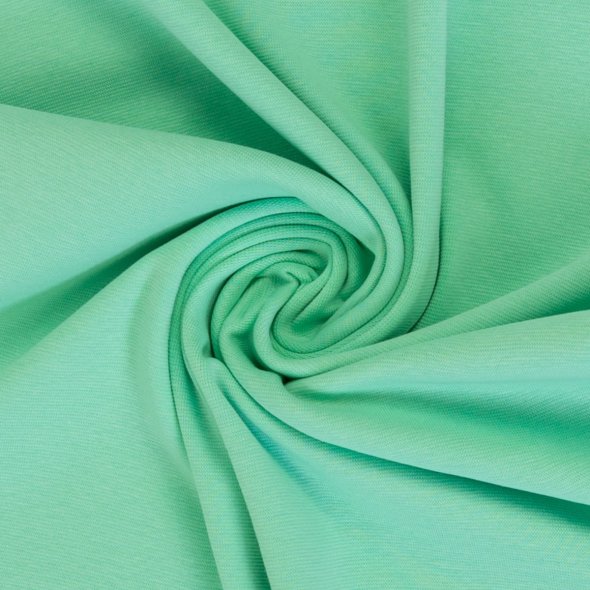 Baumwoll-Bündchen Stoff Heike, uni - Schlauchware von Swafing - Saisonale Farben FS26 000261-hellmint: 1,0m