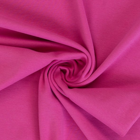 Baumwoll-Bündchen Stoff Heike, uni - Schlauchware von Swafing - Saisonale Farben FS26 000933-pink: 1,0m