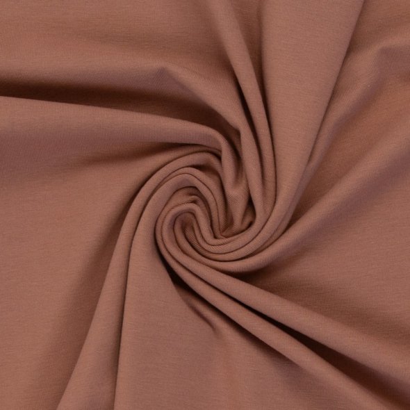 Baumwoll Jersey Stoff, uni - Vanessa von Swafing - Saisonale Farben HW25/26 000272-blush: 1,0m