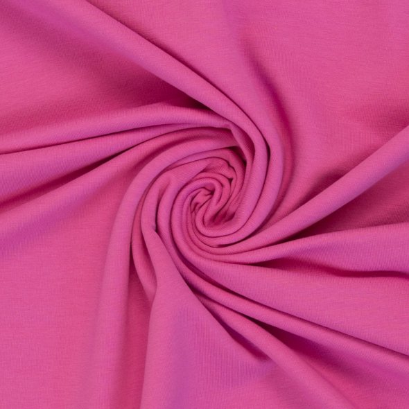 French Terry, uni - Maike von Swafing - Saisonale Farben FS26 000933-pink: 1,0m