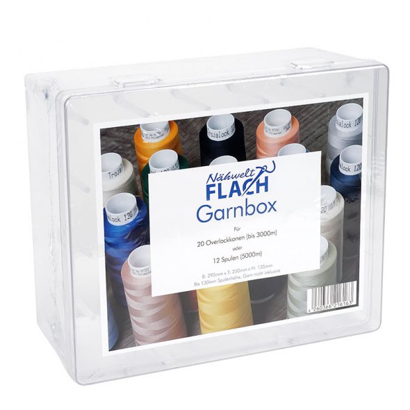Acryl-Garnbox für Gütermann Toldi-Lock (ungefüllt)