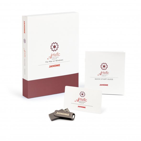 Janome Artistic Digitizer Upgrade Kit von Juniorversion 2.0 auf Vollversion 2.0