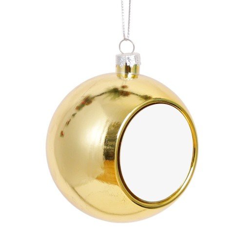 Weihnachtskugel zum Sublimieren (verschiedene Farben) Gold