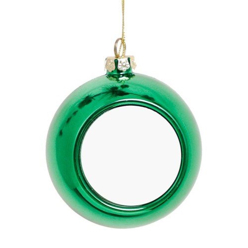 Weihnachtskugel zum Sublimieren (verschiedene Farben) Green