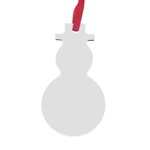 Hardbord Anhänger zum Sublimieren (verschiedene Formen) Schneemann