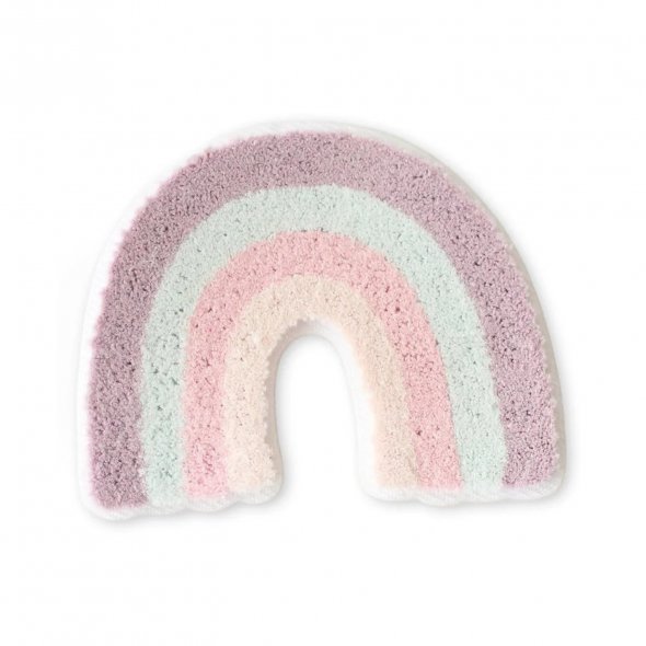 Paul und Clara Iron-On Fluff-Patches zum Aufbügeln Regenbogen