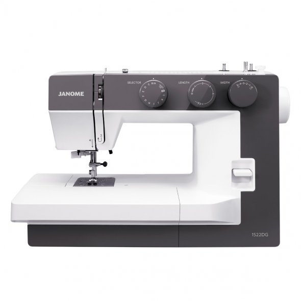 Janome 1522DG mechanische Nähmaschine (dunkelgrau)