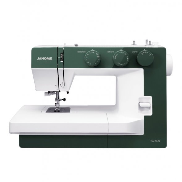 Janome 1522GN mechanische Nähmaschine (grün)