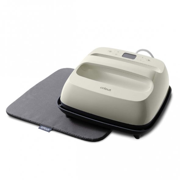 Cricut EasyPress SE Hitzetransferpresse mit Matte (22,5 x 22,5 cm / taupe)