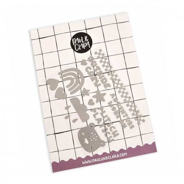 Paul und Clara Reflektor-Bügelbilder Set 1