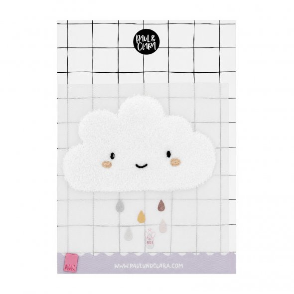Paul und Clara Teddy Patch Wolke