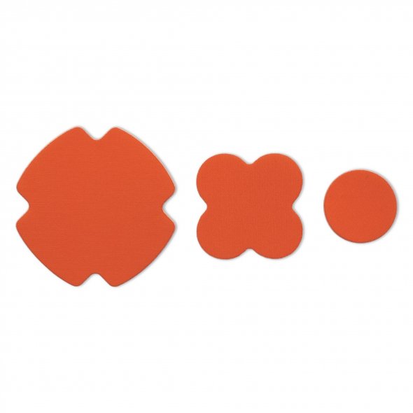 Prym Rub-On Patch STRETCH (3 Stück / verschiedene Farben) orange