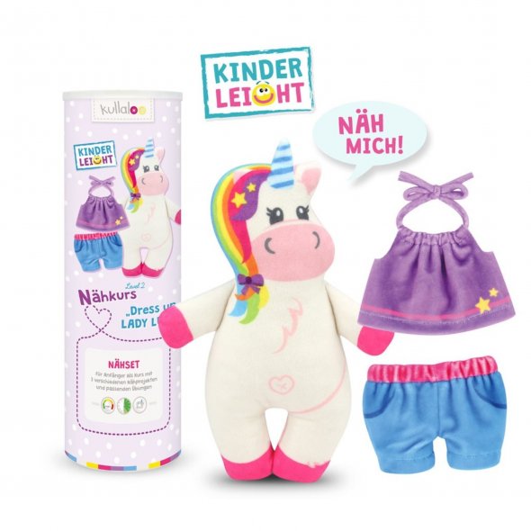 Kullaloo Anfänger Nähset "Dress up Lady Lu" - KINDERLEICHT Nähkurs