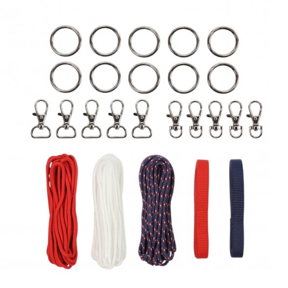 Kullaloo Hobby Horse Halfter Material-Set navy/rot
