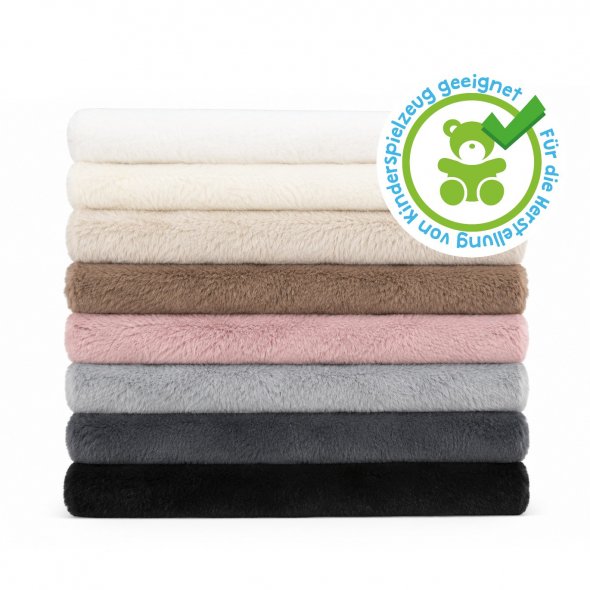 Kullaloo Kunstfell Fluffy Rabbit (Meterware / 12 mm Florlänge / Fantastic Furs / Stoff): 1,0m
