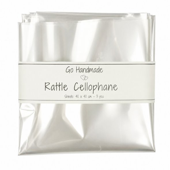 Go Handmade Knisterfolie (40 x 40 cm / 3er Set) zum Einnähen