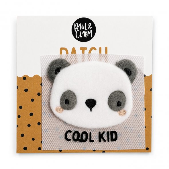 Paul und Clara Teddy Patch Iron-On Panda